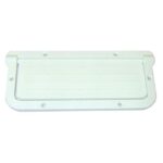 T-H MARINE LARGE RECTANGULAR SCUPPER WHITE