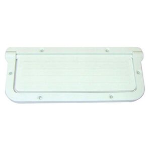 T-H MARINE LARGE RECTANGULAR SCUPPER WHITE