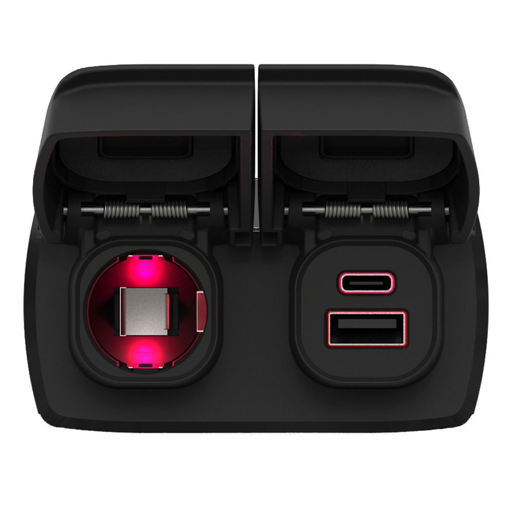 SCANSTRUT FLIP PRO DUO USB-A & USB-C WIT H12V POWER SOCKET - Image 2