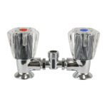 SCANDVIK MIXING BRIDGE WITH ACRYLIC KNOBS - 3/8"