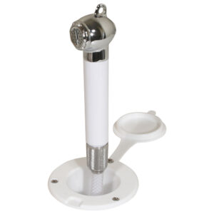 SCANDVIK RECESSED SHOWER W/  6 FOOT HOSE - WHITE