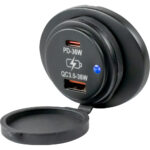 SEA DOG SURFACE MOUNT OVAL USB 3.0 & USB-C POWER SOCKET