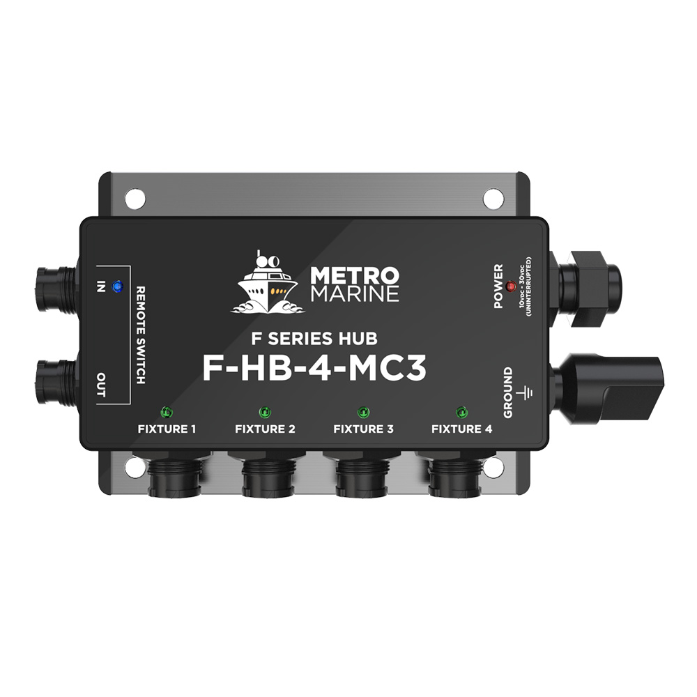 METRO MARINE SINGLE COLOR HUB - 4 OUTPUTS