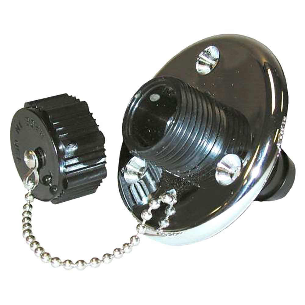 T-H MARINE WASHDOWN VALVE W/ CHROMED BASE