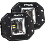 RIGID RADIANCE + SCENE RGBW FLUSH MOUNT PAIR