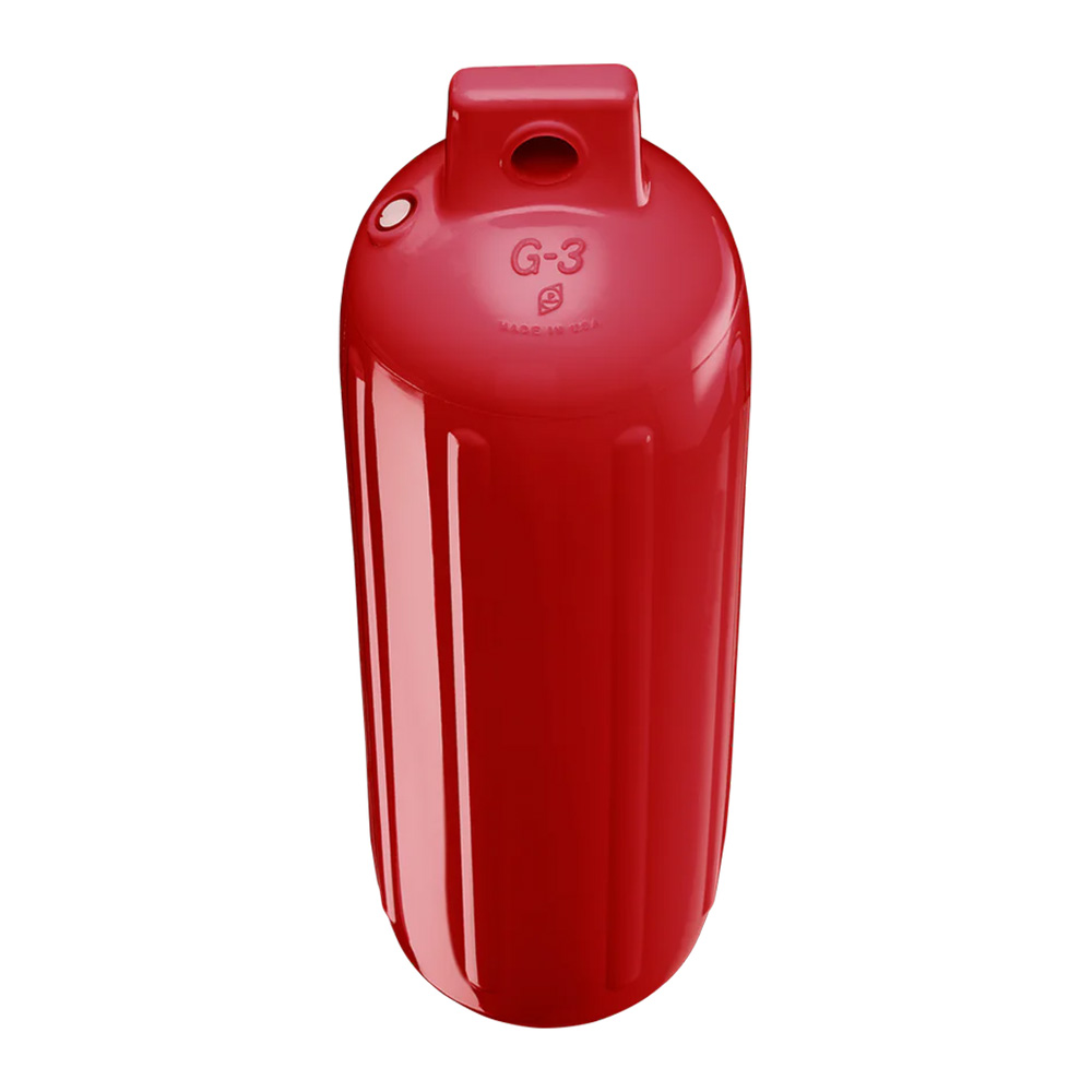 POLYFORM G-3 TWIN EYE FENDER 5.5" X 19" CLASSIC RED - Image 2