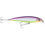 RAPALA X-RAP SALTWATER 4" PURPLE CHARTREUSE
