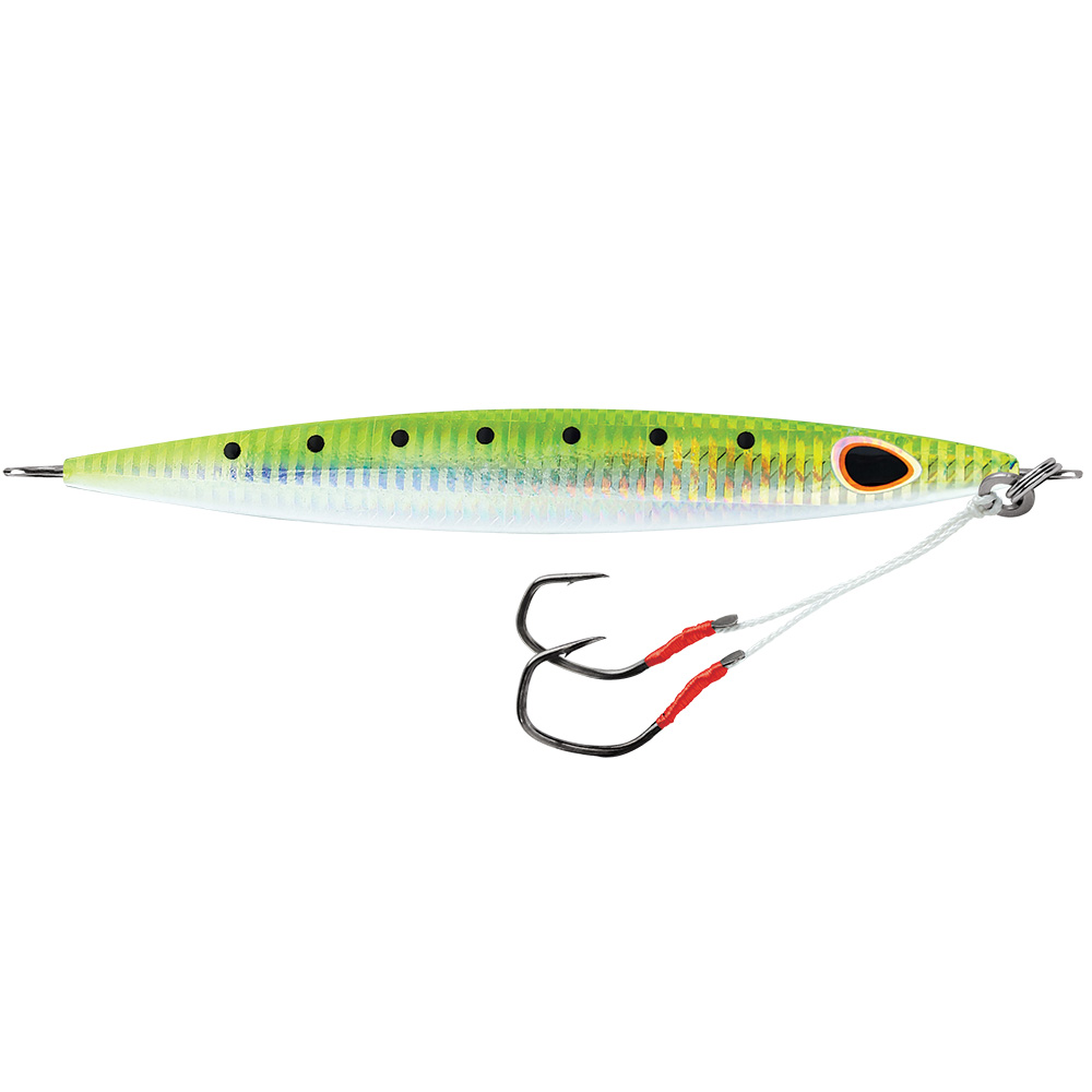 WILLIAMSON KENSAKI JIG 170 6" 6OZ GREEN SARDINE ZEBRA UV - Image 2