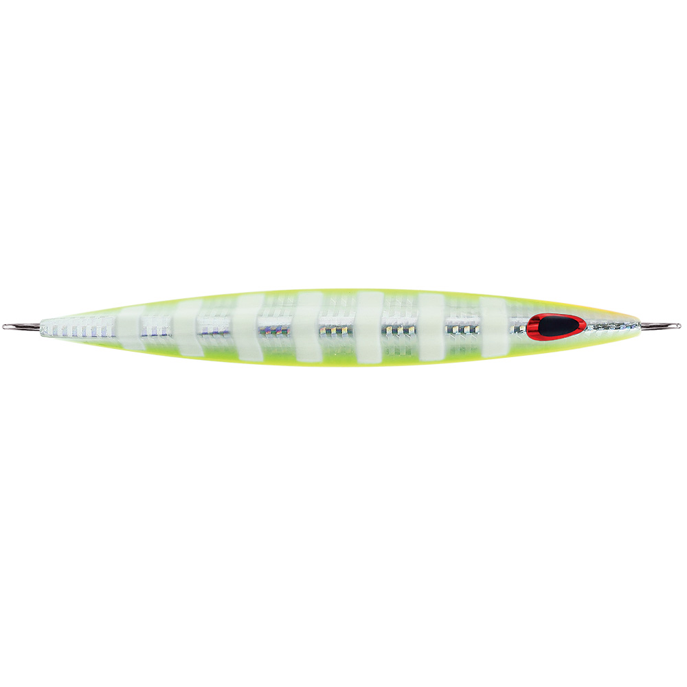 WILLIAMSON KENSAKI JIG 220 6.75" 7.75OZ CHT GLOW ZEBRA UV