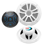 BOSS AUDIO MG150W.6 PACKAGE W/ MGR150B AND PAIR OF MR6W