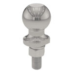 CURT 2" TRAILER BALL 3/4 X 2 1 8" SHANK 3500LBS STAINLESS