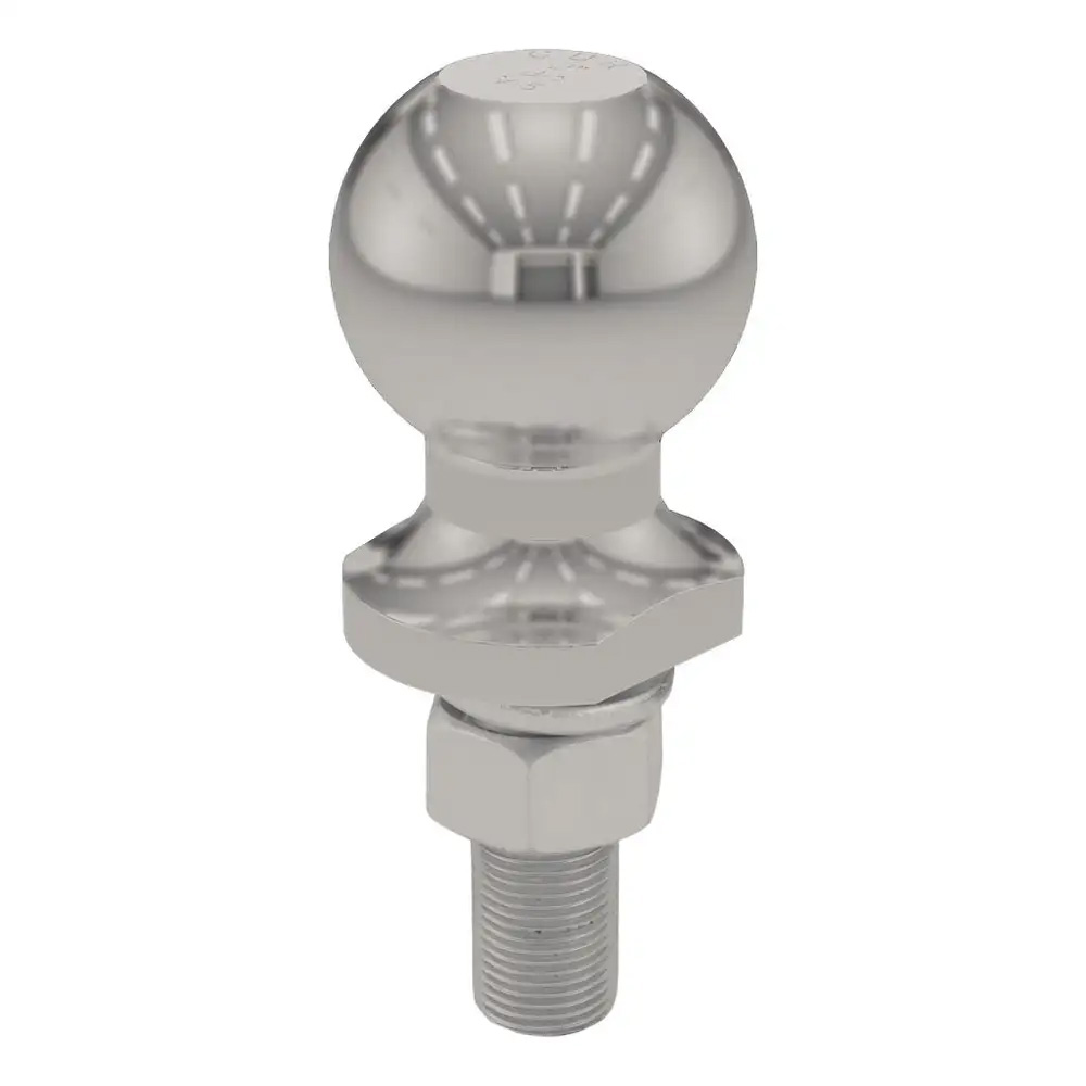 CURT 2" TRAILER BALL 3/4 X 2 1 8" SHANK 3500LBS STAINLESS