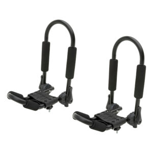 CURT ADJUSTABLE ALUMINUM ROOF RACK KAYAK HOLDERS