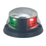 PERKO BI-COLOR LED HORIZONTAL MOUNT - CHROME PLATED ZINC