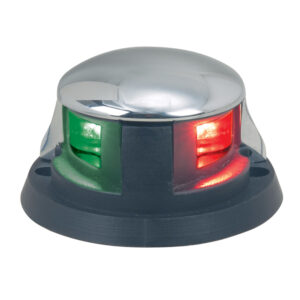 PERKO BI-COLOR LED HORIZONTAL MOUNT - CHROME PLATED ZINC