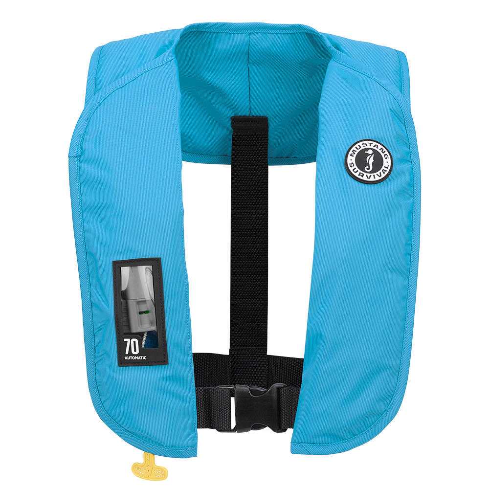 MUSTANG MIT 70 AUTOMATIC INFLATABLE PFD AZURE BLUE
