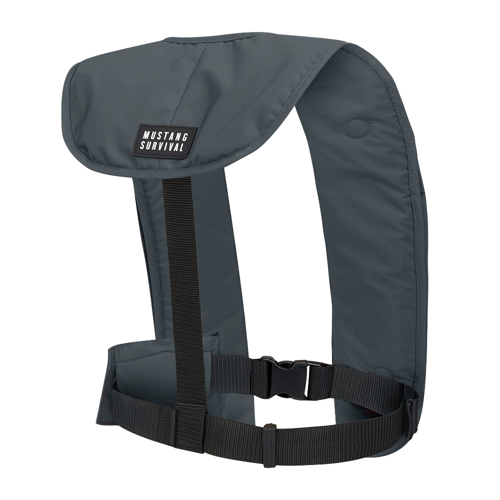 MUSTANG MIT 100 CONVERTIBLE INFLATABLE PFD ADMIRAL GRAY - Image 3