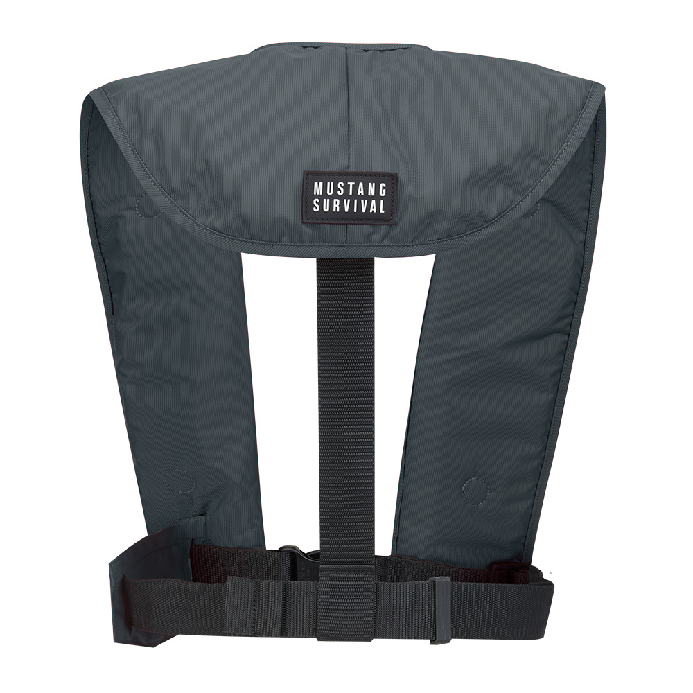 MUSTANG MIT 100 CONVERTIBLE INFLATABLE PFD ADMIRAL GRAY - Image 4
