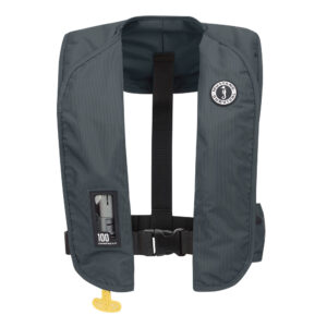 MUSTANG MIT 100 CONVERTIBLE INFLATABLE PFD ADMIRAL GRAY