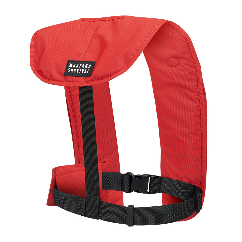 MUSTANG MIT 100 CONVERTIBLE INFLATABLE PFD RED - Image 3
