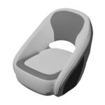 TACO CALADESI SMOOTH BUCKET SEAT WHITE/GREY