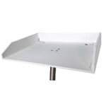 MAGMA 16" X 20" WHITE FILLET TABLE WITH LEVEL LOCK MOUNT