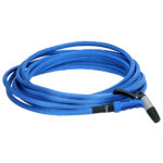 HOSECOIL 50' BLUE FLEXIBLE HOSE KIT W/ RUBBER TIP NOZZLE
