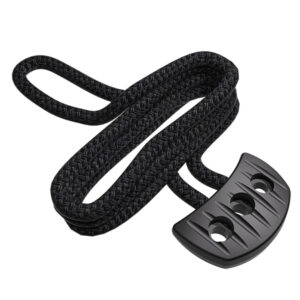 SNUBBER PULL WITH ROPE - BLACK