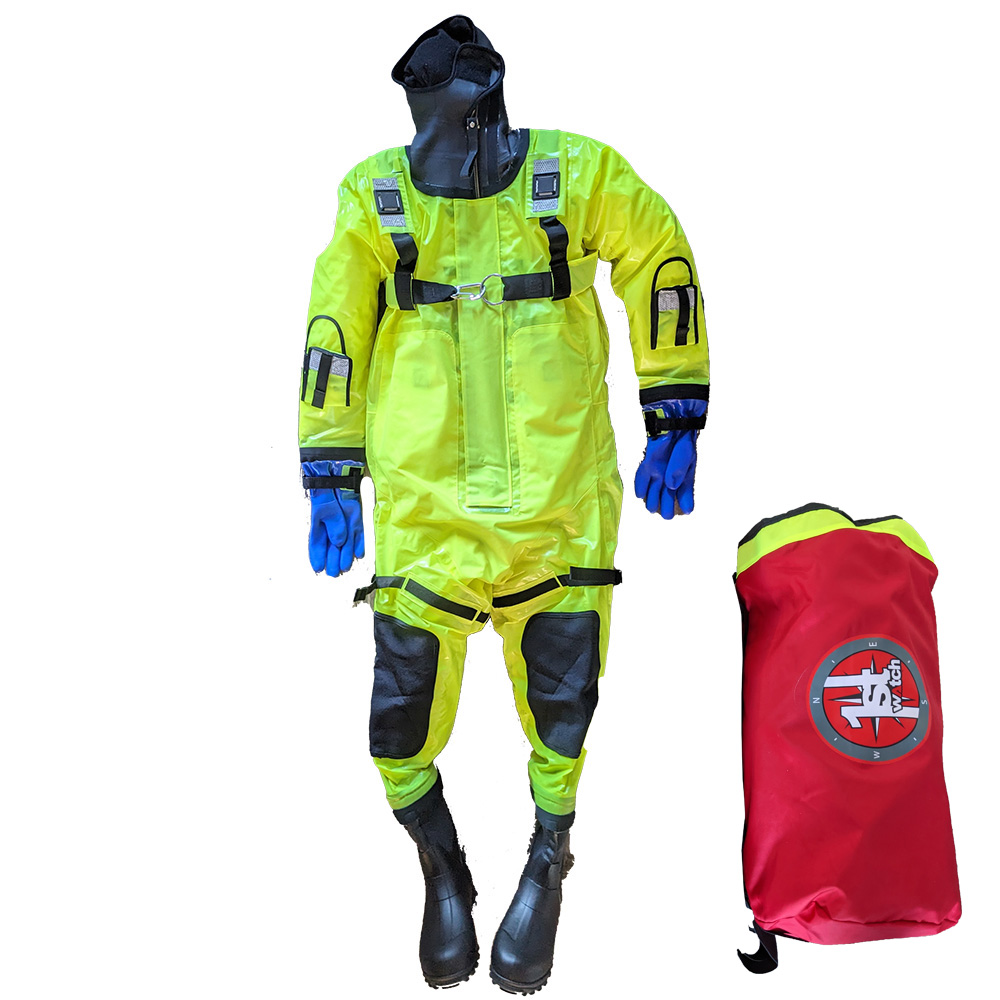FIRST WATCH RS-1005 ICE RESCUE SUIT HI-VIS YELLOW