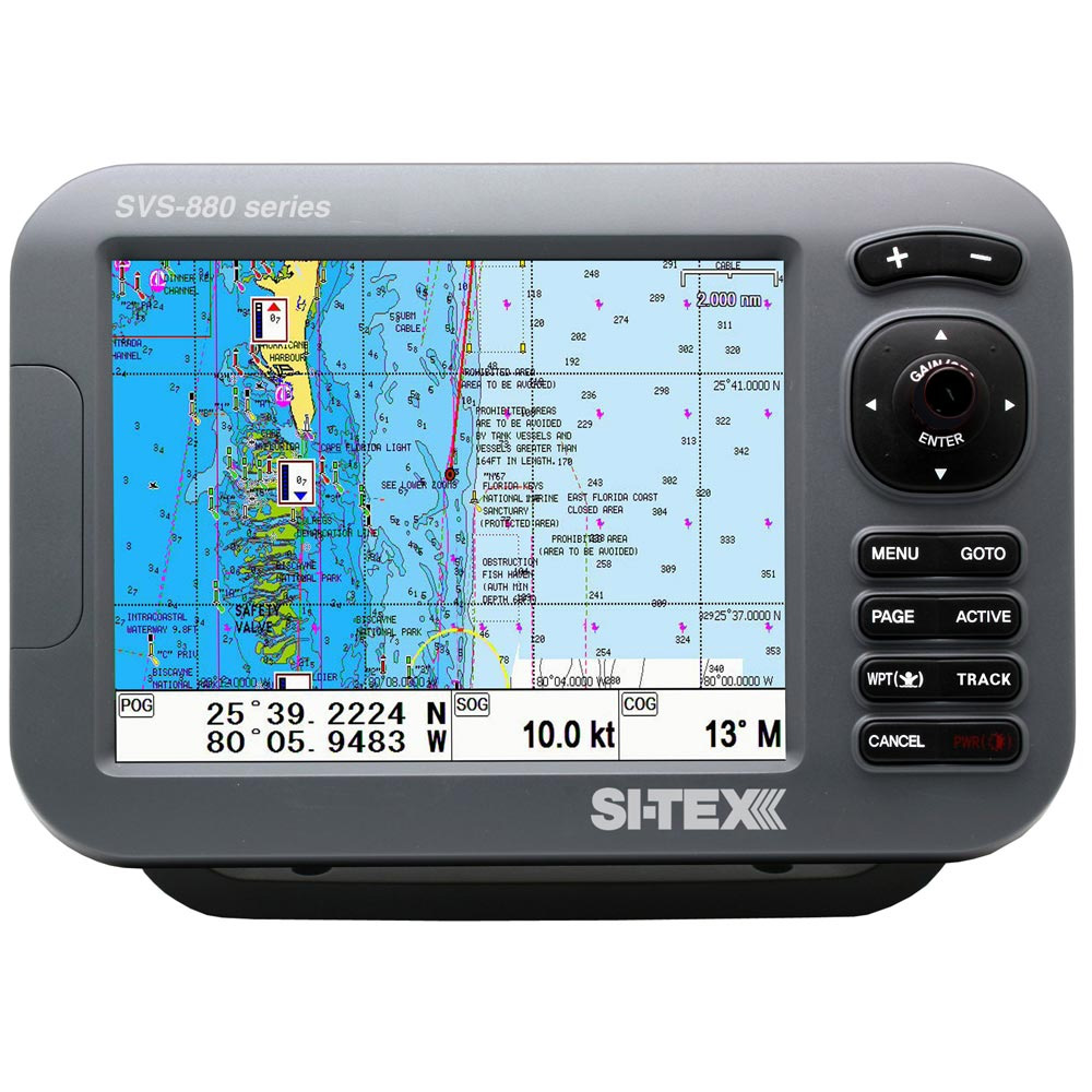 SITEX STANDALONE 8" CHART PLOTTER SYSTEM W/ COLOR LCD,