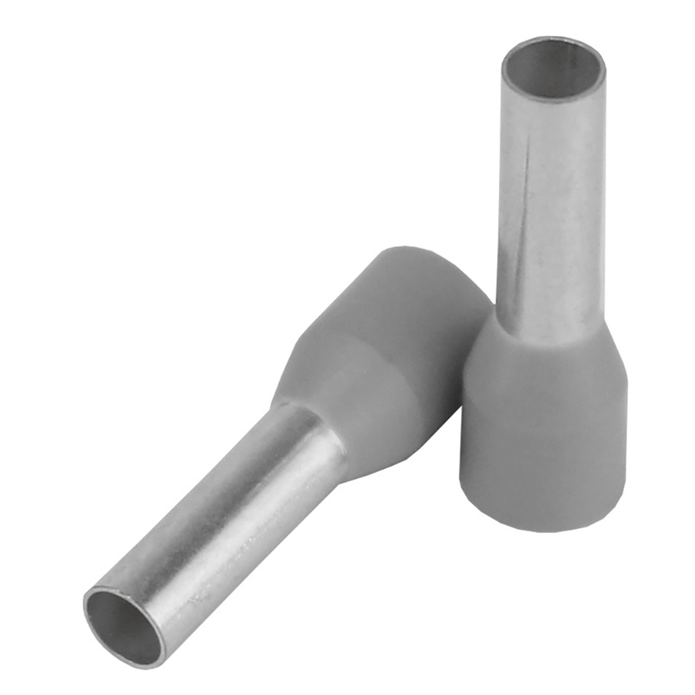 PACER GREY 12AWG FERRULE 10MM - 25PK