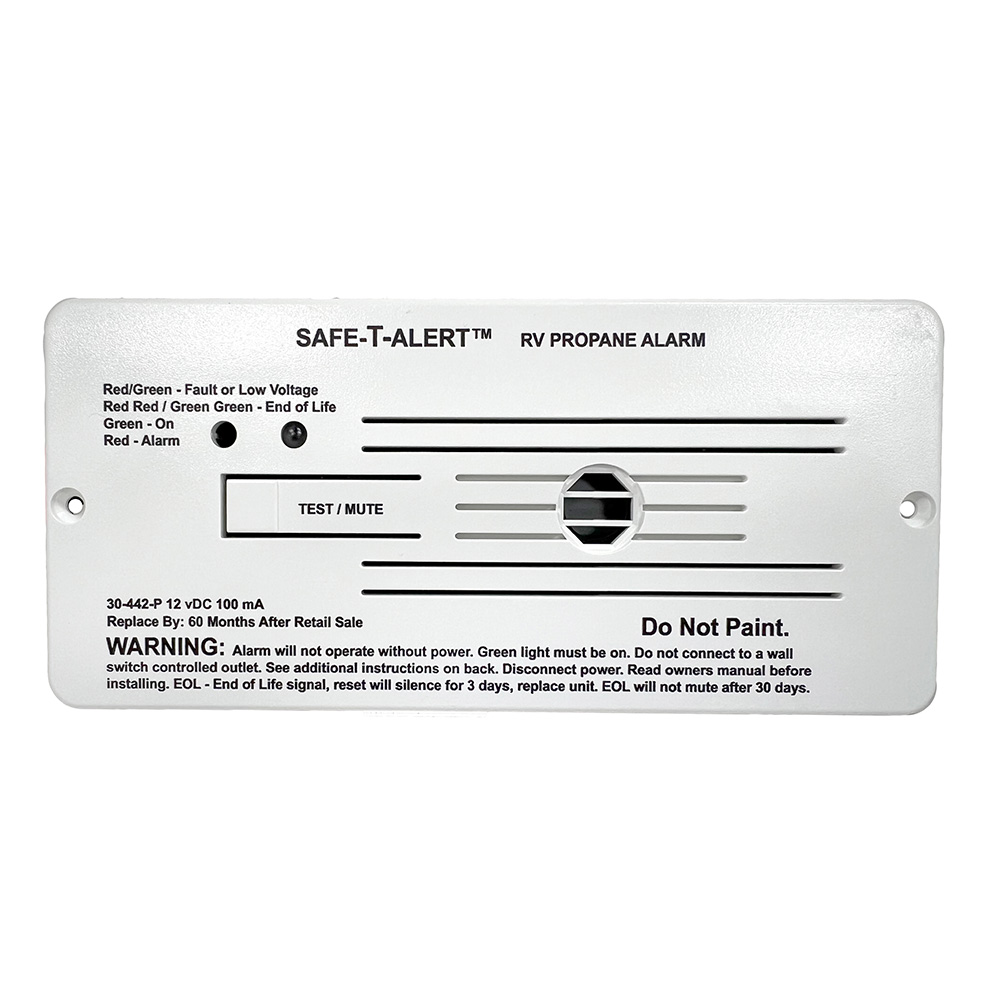 SAFE T ALERT 30 SERIES WHITE RV PROPANE ALARM 12V