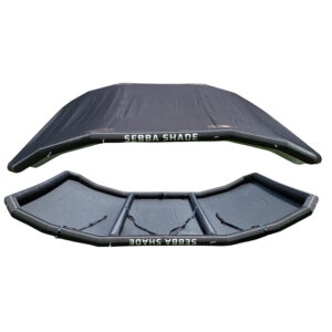 SEBBA SHADE 8X12 BLACK SUN SHADE F/ BOATS 26'+
