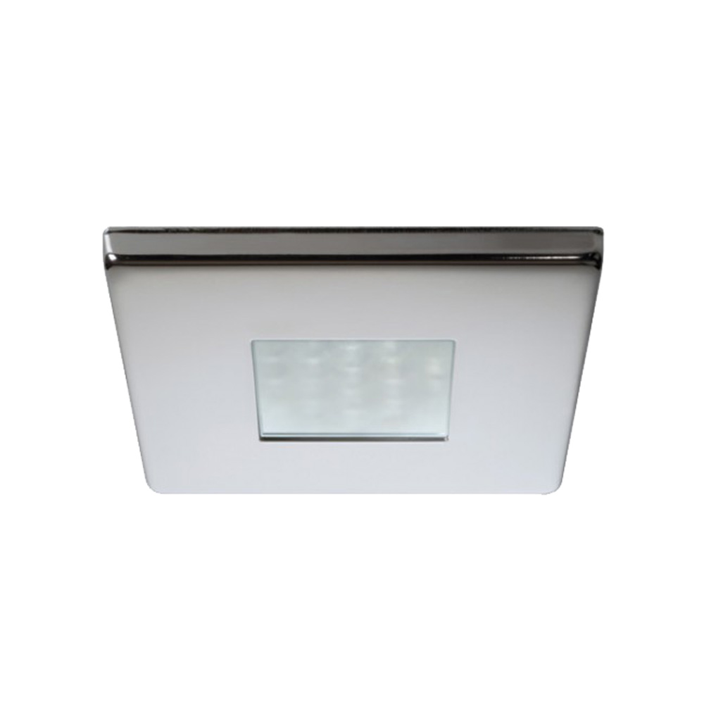 QUICK EDWIN C DOWNLIGHT LED 2W IP40 WARM SS BEZEL SQUARE