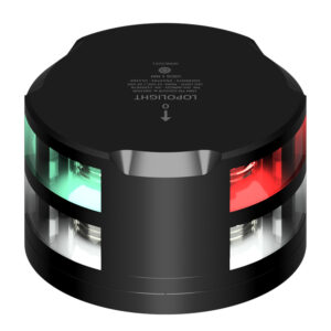 LOPOLIGHT TRI-COLOR/ANCHOR LIGHT 1NM BLACK HOUSING