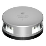 LOPOLIGHT MASTHEAD LIGHT 3NM SILVER HOUSING FB BASE