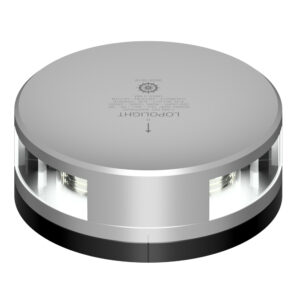 LOPOLIGHT MASTHEAD LIGHT 3NM SILVER HOUSING FB BASE