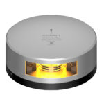 LOPOLIGHT YELLOW TOWING LIGHT 2NM SILVER HOUSING FB BASE