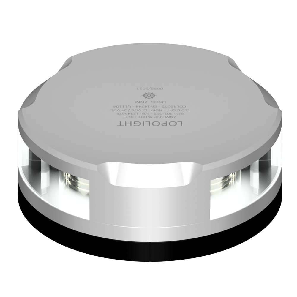 LOPOLIGHT MASTHEAD/360 DEGREE LIGHT 3NM SILVER HOUSING