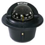 RITCHIE F-50 EXPLORER COMPASS FLUSH MOUNT - BLACK