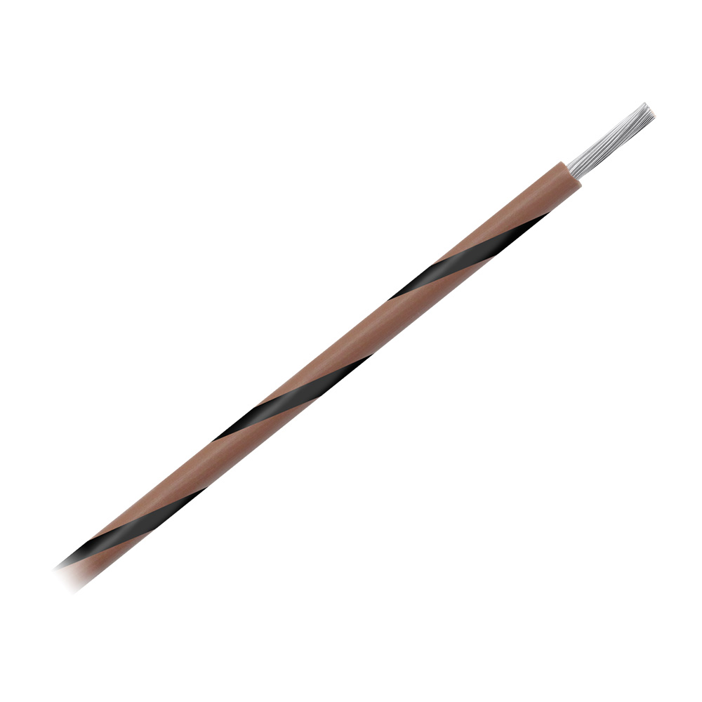 PACER BROWN W/ BLACK STRIPE 1000' 14AWG WIRE