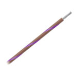 PACER BROWN W/ VIOLET STRIPE  500' 14AWG WIRE