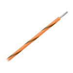 PACER ORANGE W/ BROWN STRIPE  500' 14AWG WIRE