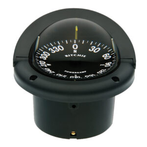 RITCHIE HF-742 HELMSMAN COMPASS FLUSH MOUNT - BLACK
