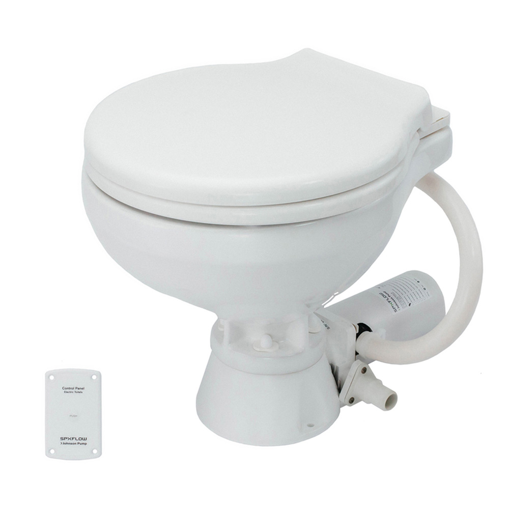 JOHNSON PUMP STANDARD ELECTRIC COMFORT MACERATOR STYLE TOILET