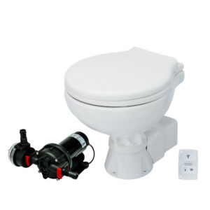 JOHNSON PUMP AQUA TOILET  SILENT ELECTRIC COMPACT 24V