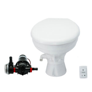 JOHNSON PUMP AQUA TOILET  SILENT ELECTRIC COMFORT 24V