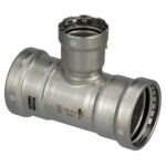 VIEGA MEGAPRESS 316 FKM TEE - 4" X 4" X 1-1/2"