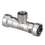 VIEGA MEGAPRESS 316 FKM TEE W/ FPT - 3/4" X 3/4" X 3/4" (FPT)