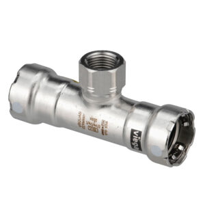 VIEGA MEGAPRESS 316 FKM TEE W/ FPT - 3/4" X 3/4" X 3/4" (FPT)